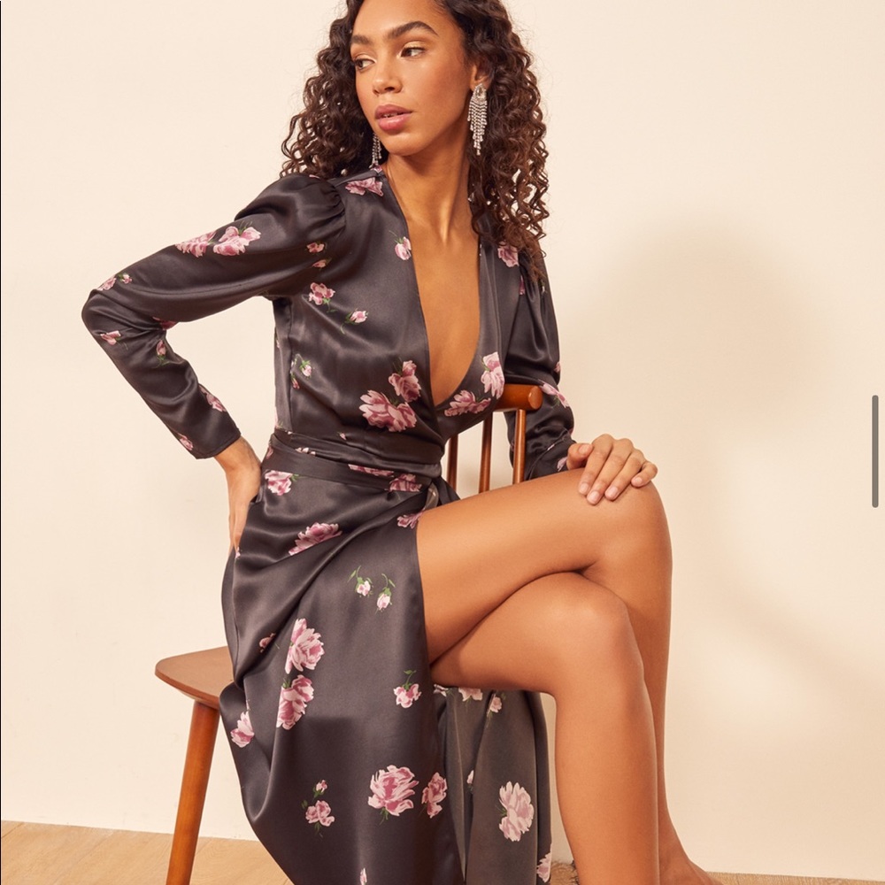 Reformation silk dress
